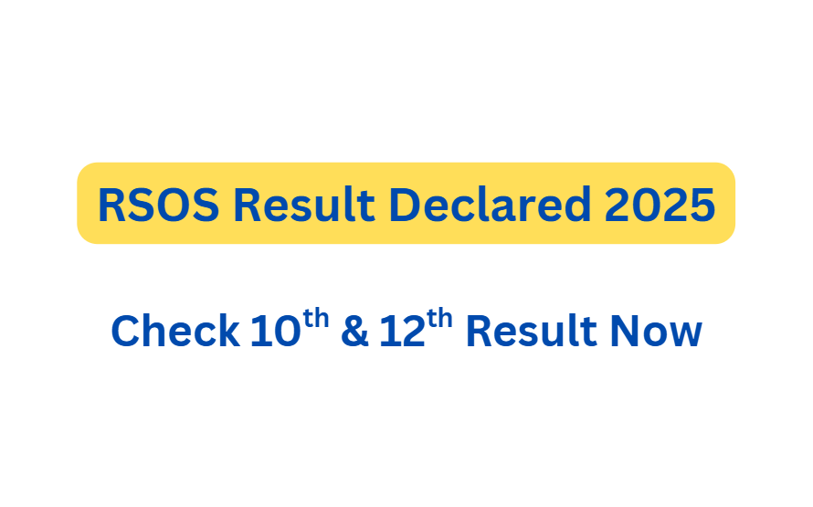 RSOS Result Declared Snapshot