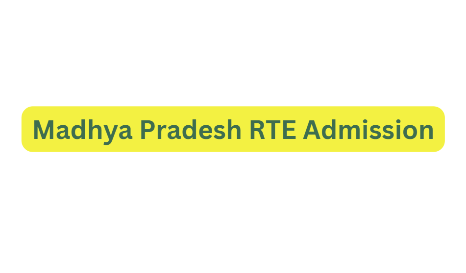 Madhya Pradesh RTE Admission Snapshot