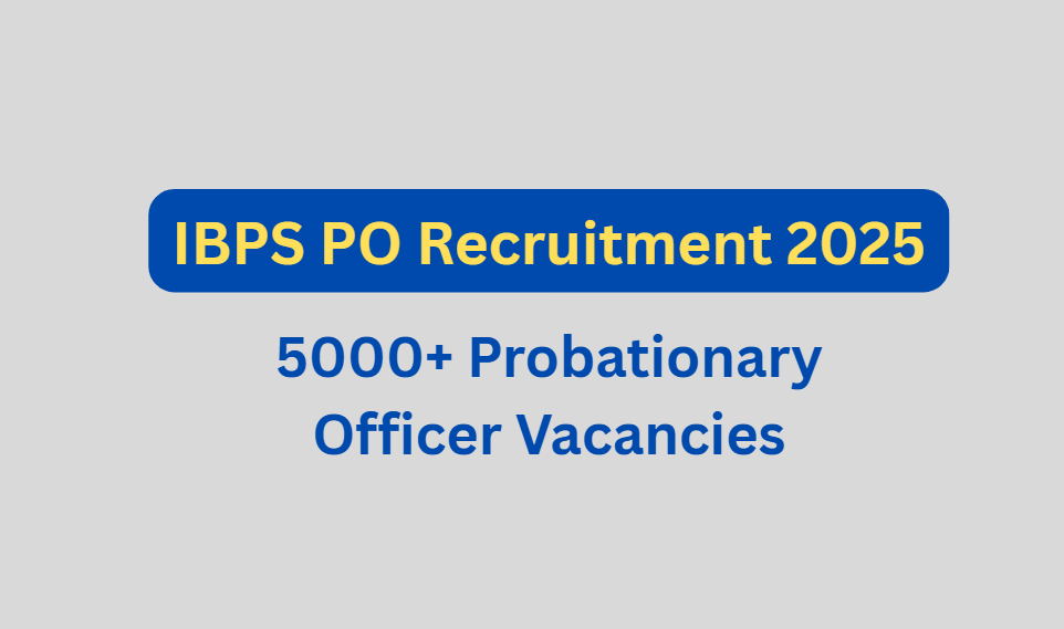 IBPS PO Recruitment 2025 Snapshot
